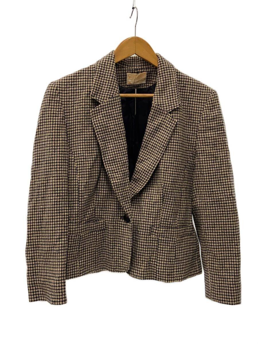 PENDLETON Wool Tailored Jacket 6 Gray Houndstooth… - image 1