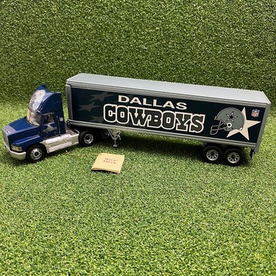 The Franklin Mint Mack Truck Trailer Semi Tractor Black NFL Dallas Cowboys 
