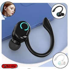 New Bluetooth 5.1 Headset Wireless Earbuds Earphones Stereo Headphones Ear Hook