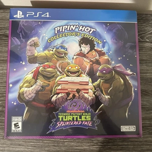 PS4 Teenage Mutant Ninja Turtles Splintered Fate Pipin Hot Collectors Edi  NEW