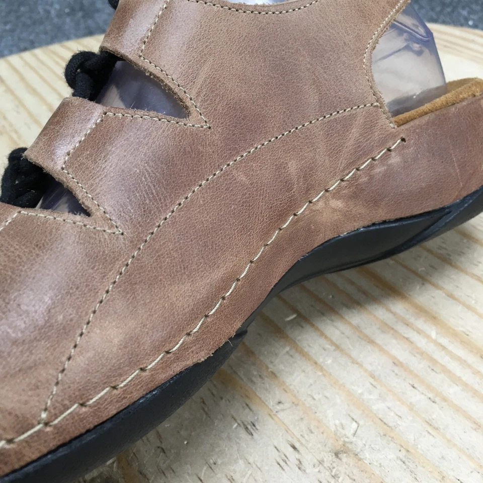 Sandalias Wolky para mujer 40 cometa con cordones marrón informal cómodas punta abierta gancho y bucle Foto 4 de 4