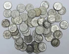 LOT OF 50 MIXED DATE PRE-1965 SILVER ROOSEVELT DIMES! $5 FACE VALUE! NR #G3438