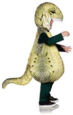 T Rex Green Printed Children's Costume