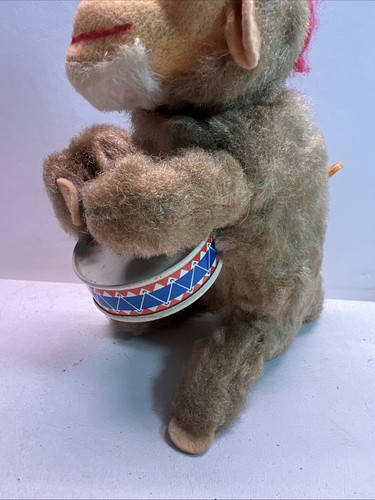Singe Automate à Clé Carl - Ancien Jouet Mécanique Avec Maracas - France