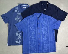 Bulk Sale 3 Men’s Tommy Bahamas Size XXL Dress Shirts ￼