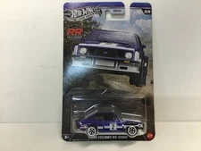 2026 HOT WHEELS SILVER SERIES - RALLY RACERS FORD ESCORT RS 2000 , METALLIC BLUE