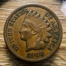 1909 Indian Head Cent - Actual Coin Shown - Free Shipping & Tracking INV#93