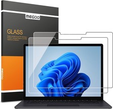 Megoo ArmorShield Tempered Glass Screen Protector for Surface Laptop 13.5", 2-Pa