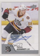 2020-21 Upper Deck AHL Auto Tanner Jeannot #34 Auto 0c6