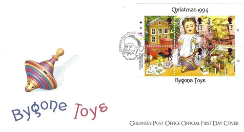 Guernsey Comm/FDC - Bygone Toys  - 1994 (GU207)