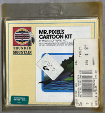Mr.Pixel's Cartoon Kit C 64/128 5" disk Master Software 1986 Thunder Mountain