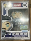 Funko Exclusive Marvel Superior Iron Man LE 5000 with Pop! Protector