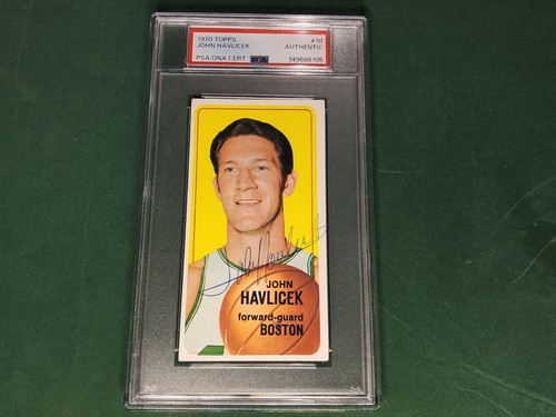1970-71 Topps Basketball JOHN HAVLICEK Vintage #10 AUTO SIGNED PSA/DNA AUTHENTIC