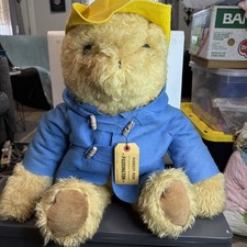 vtg Paddington Bear With Original Tag Eden Toys 1975