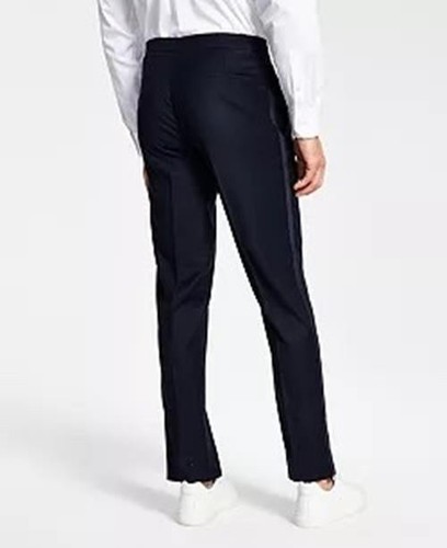 Alfani Herren Slim Fit Smoking Anzughose 38 / 30 Blau - Bild 5 von 5