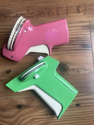 Vintage DYMO Home Label Maker #1720 Green Embosser  & Penncraft Lot