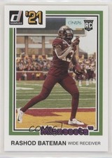 2021 Panini Chronicles Draft Picks Donruss Retro Pink Rashod Bateman #43 2xd