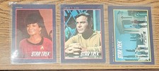 1991 Impel Star Trek 25th Ann 3 card Lot #63 ADONAIS #97 KIRK #127 UHURA