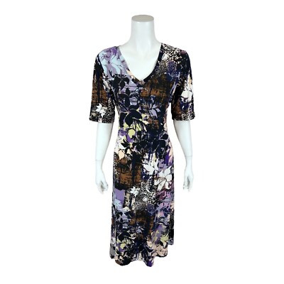 Attitudes by Renee Tall Como Jersey Illusion Waist Maxi Dress Lily XXST Size