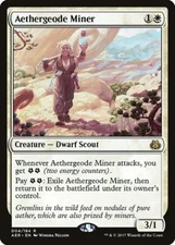 Aethergeode Miner MTG Aether Revolt Rare NM x1 - Magic Card