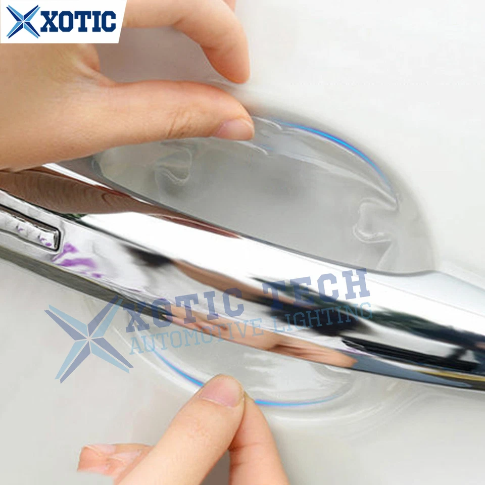 Protector de pintura contra arañazos JDM 3D manija de puerta tazón película adhesiva para Subaru WRX STI Foto 3 de 4