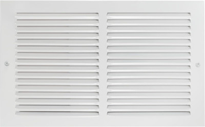14 X 8 Inch (Duct Opening) White Return Air Vent Cover for Wall or Ceiling, 15-3