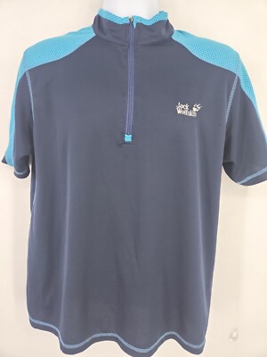 Jack Wolfskin Outdoor Boys Size XL Shirt Base Layer 1/4 Zip 