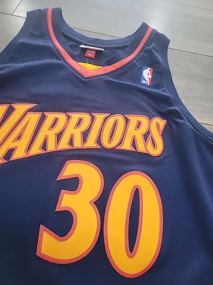 ROOKIE AUTHENTIC VINTAGE STEPH CURRY WARRIORS MITCHELL NESS