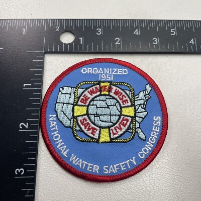 Technical Water Rescue Patch NATIONAL WATER SAFETY CONGRESS Patch Aquatic Activities, Boating 82V8 ...
