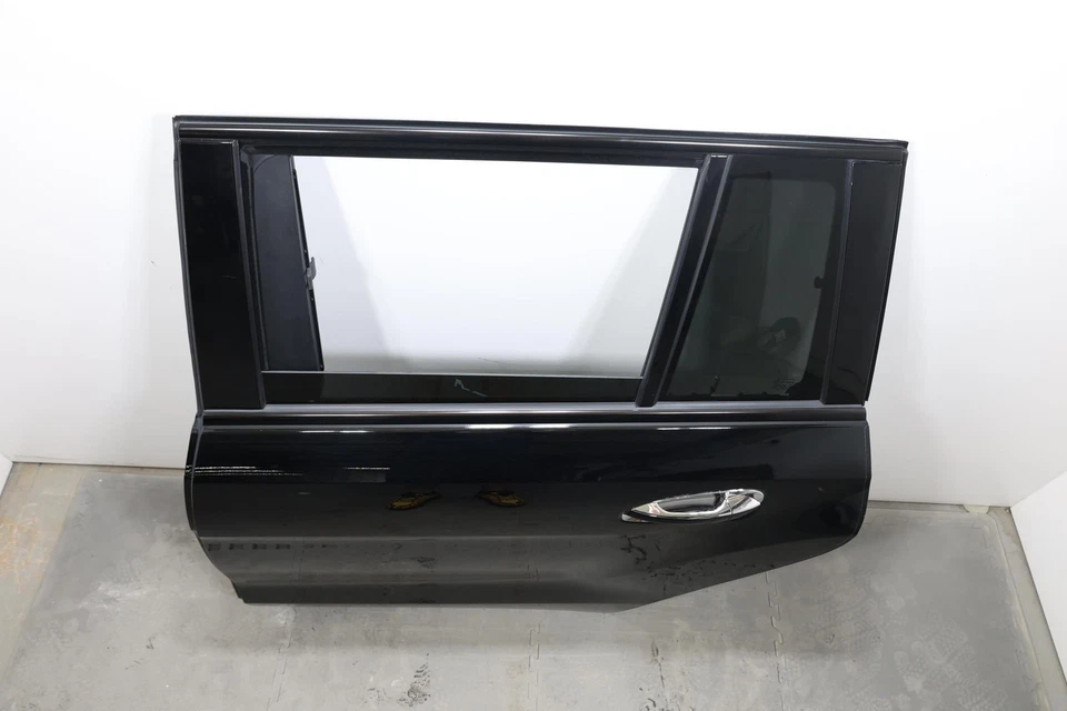 Mercedes GLS63 AMG X166 2017-2019 montaje de puerta trasera izquierda fabricante de equipos originales negro_040 Foto 2 de 4