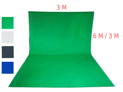 Foto Hintergrund 100% Baumwolle Green Screen Hintergrundstoff 300 x 600 300 x300