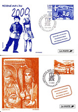 2 Entiers postaux LA POSTE - Années 1999 et 2001