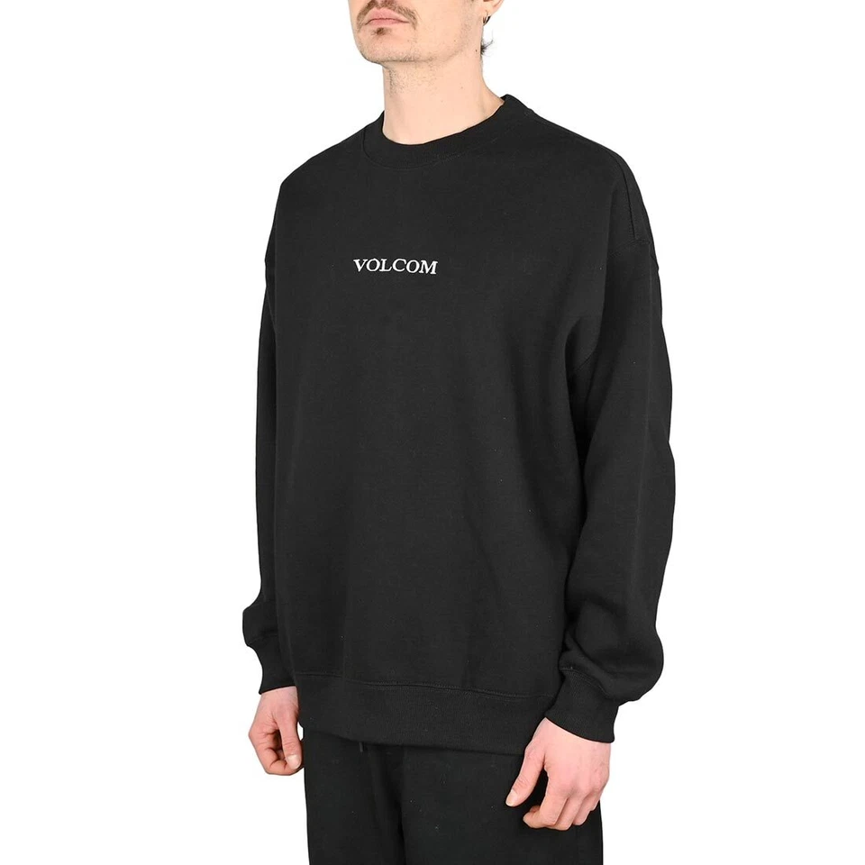 Volcom Piedra Jersey Sudadera Cuello Redondo - Negro - Imagen 2 de 4