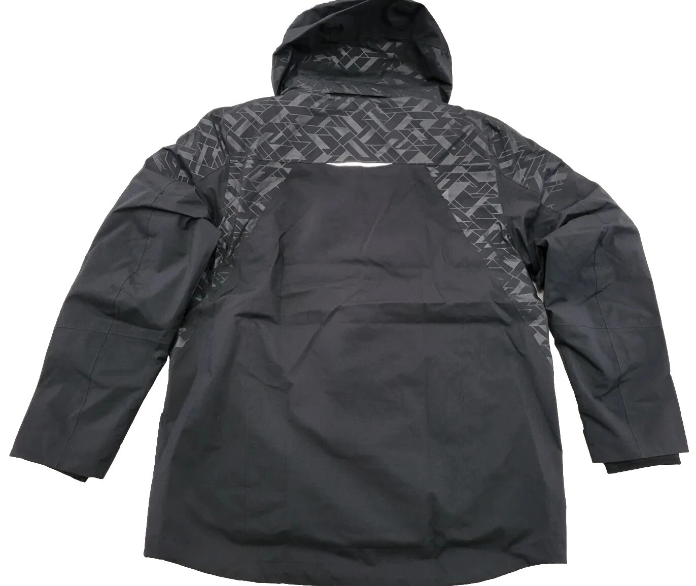 Trimark XL Mens Black Artists for Conservation Karmine Shell Water Proof Coat - product detail image 2