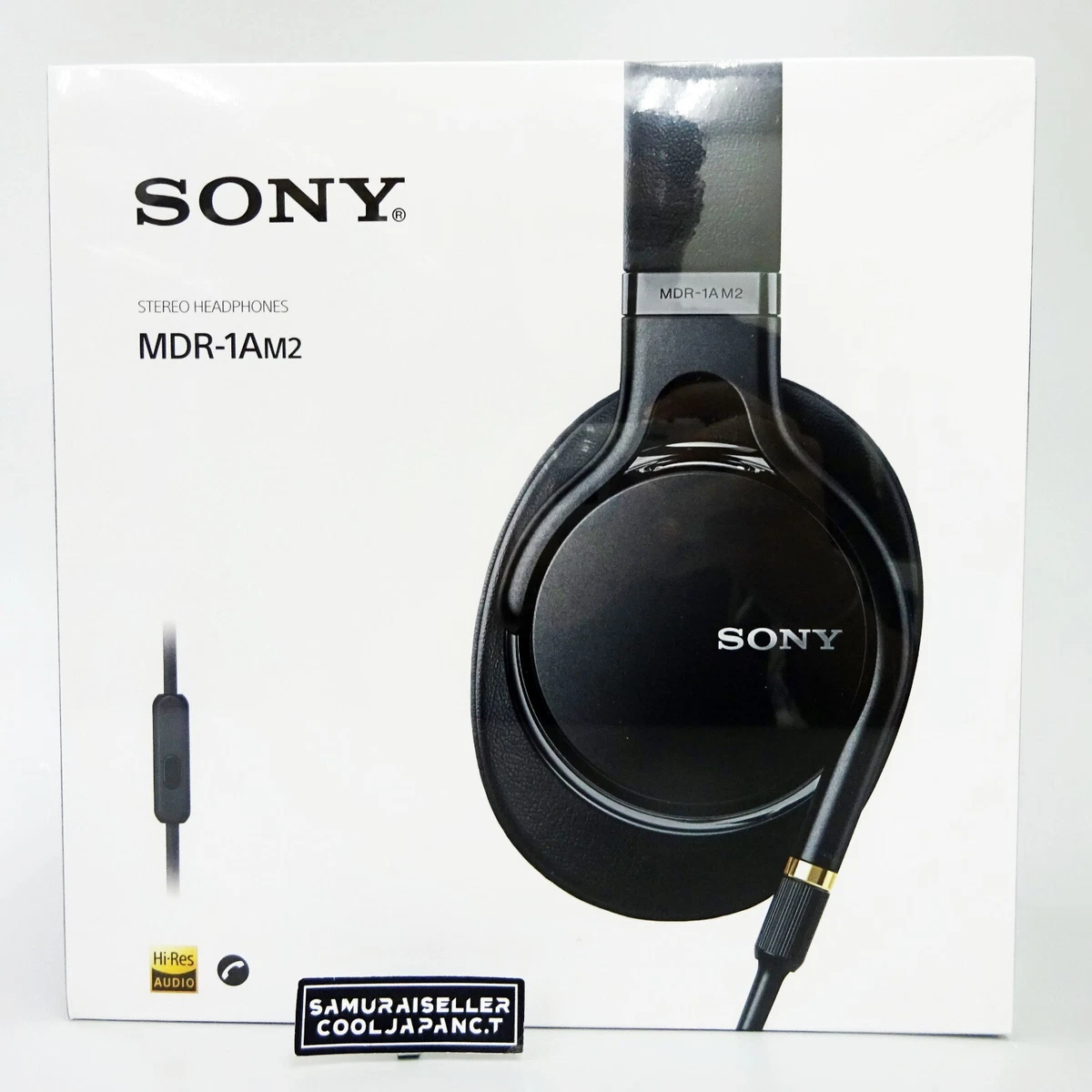 Casque Sony MDR-1AM2 : Compatible haute résolution type fermé pliable NEUF