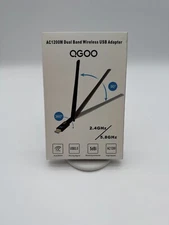 NEW! QGOO AC1200M Wireless Dual-Band USB Adapter - Black