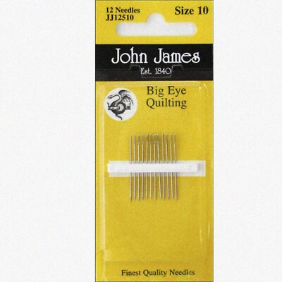QuiltMaster Easy-Thread Needles - Size 10 (12 Pack)