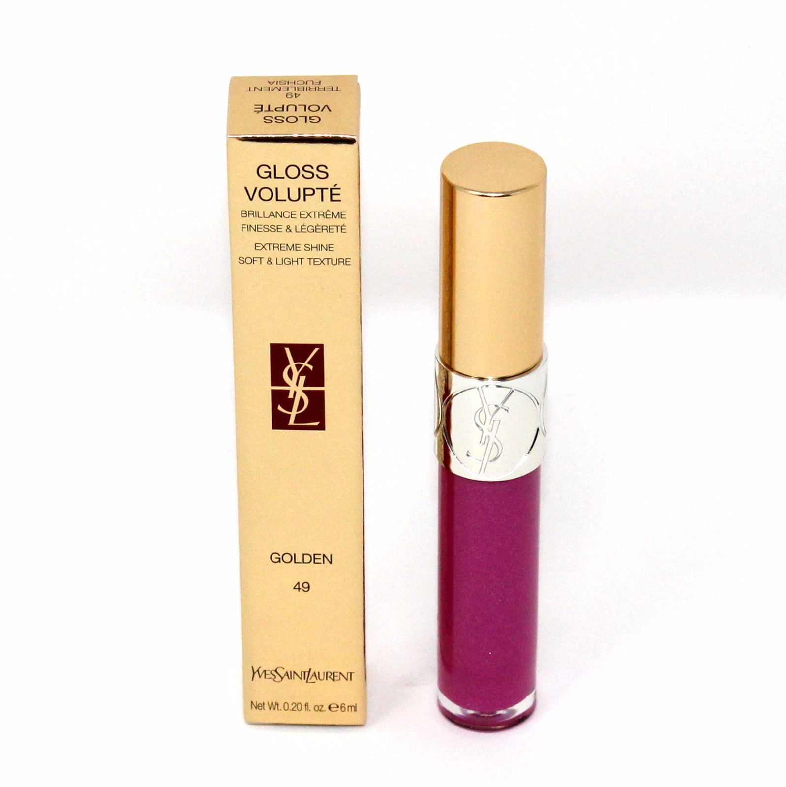 YSL GLOSS VOLUPTE EXTREME SHINE С МЯГКОЙ И ЛЕГКОЙ ТЕКСТУРОЙ ЗОЛОТИСТЫЙ 6 МЛ 49 НА КОНЧИКЕ-YSL71425 8590₽