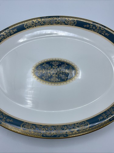 ROYAL DOULTON CARLYLE OVAL PLATTER 13.5” Made In England Fine Bone China H5018 - Picture 4 of 14