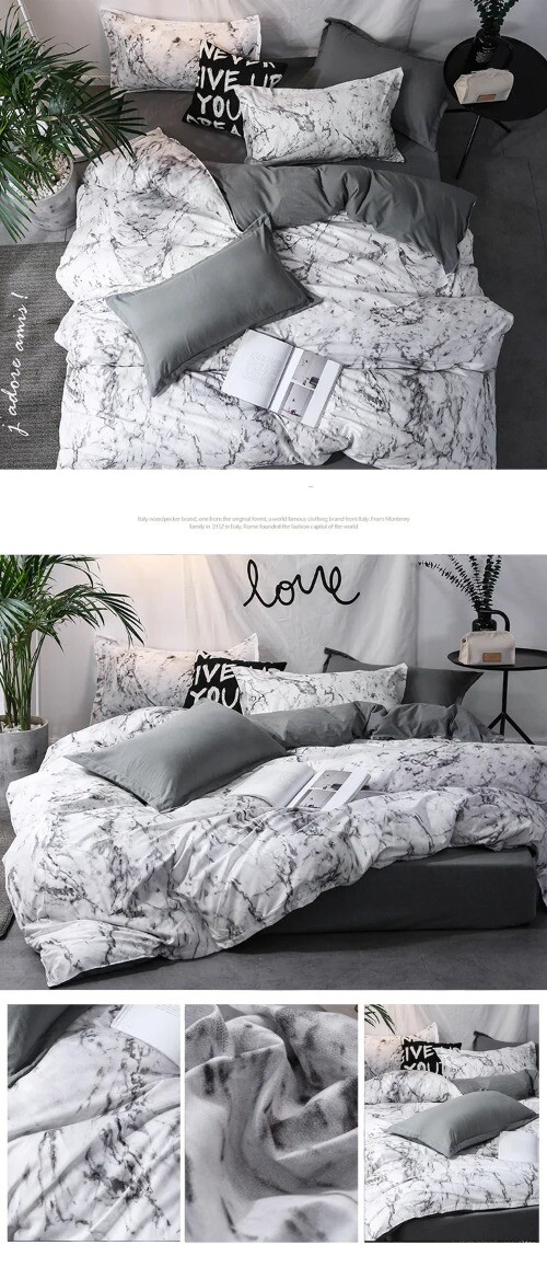 3pcs Duvet Cover Set with Pillow Case Double Comforter Bedding Set eBay
