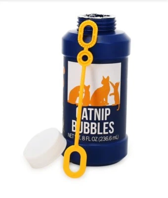 Catnip Bubbles 8 Fl Oz Cat Treat Play Time Bubbles
