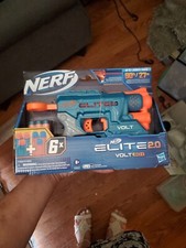NERF Elite 2.0 Volt SD-1 Blaster, 6 Darts, Light Beam, Travels Up To 90 ft New