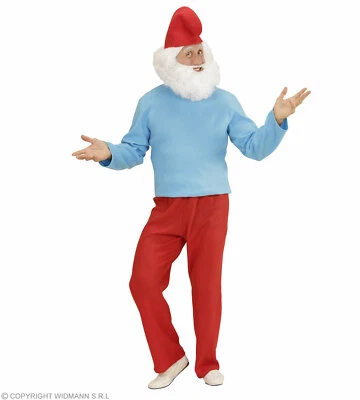 WIDMANN Kostüm Großer blauer Zwerg Zwergenkostüm