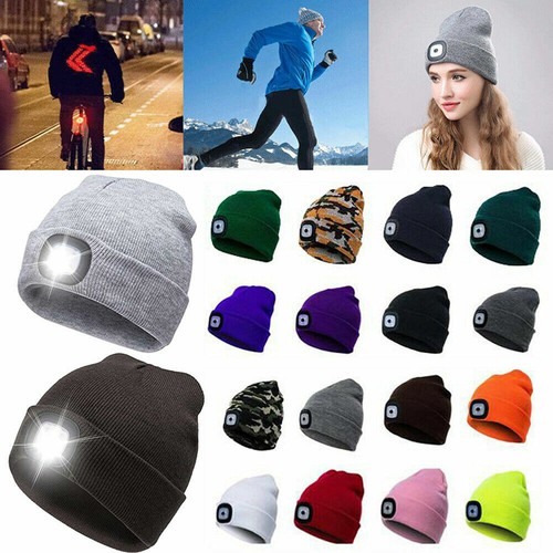 Unisex LED Beanie Hat With USB 