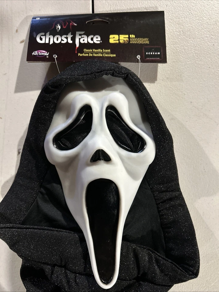Scream Ghostface 25th Anniversary Fun World Collectors Edition Mask - Image 3 of 4