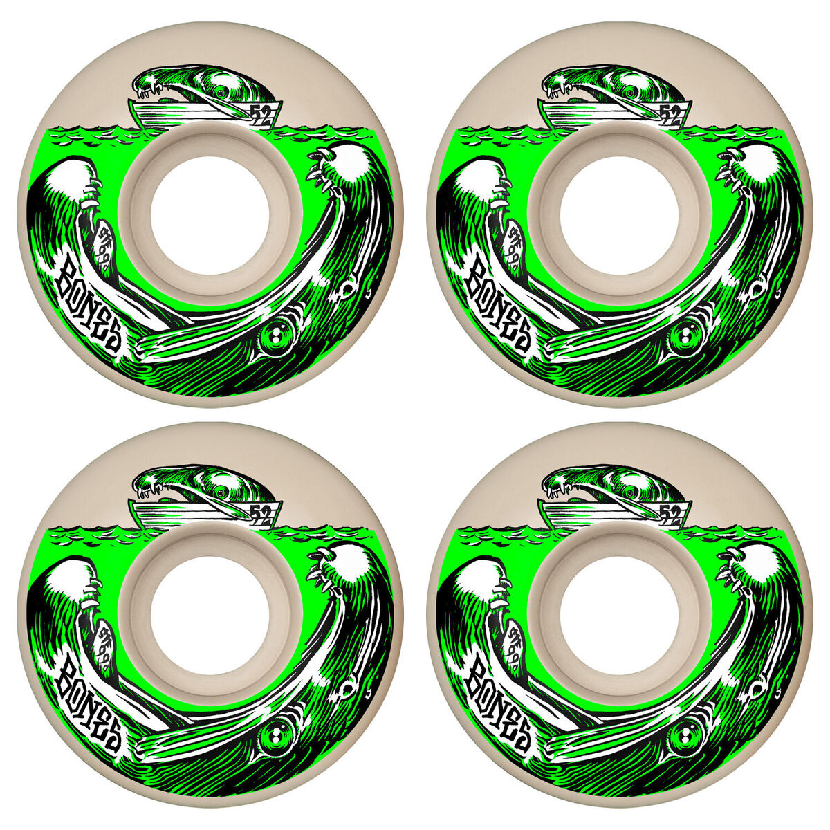 Bones Skateboard Wheels 52mm Salmon Dinner V3 Slim STF 99A Bones Skateboard Wheels 52mm Salmon Dinner V3 Slim STF 99A