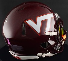 VIRGINIA TECH HOKIES NCAA Riddell Speed Full Size AUTHENTIC Football Helmet