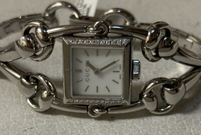 GUCCI Signoria 116.5 Ya116502 Bangle Watch Quartz Battery | eBay display picture 3