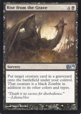 2X RISE FROM THE GRAVE 109/249 CORE 2010 M10 MTG MAGIC NM X2 (yourdeckbuilder)