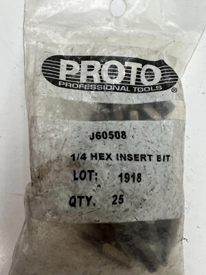 PACK OF 25) PROTO J60508 1/4